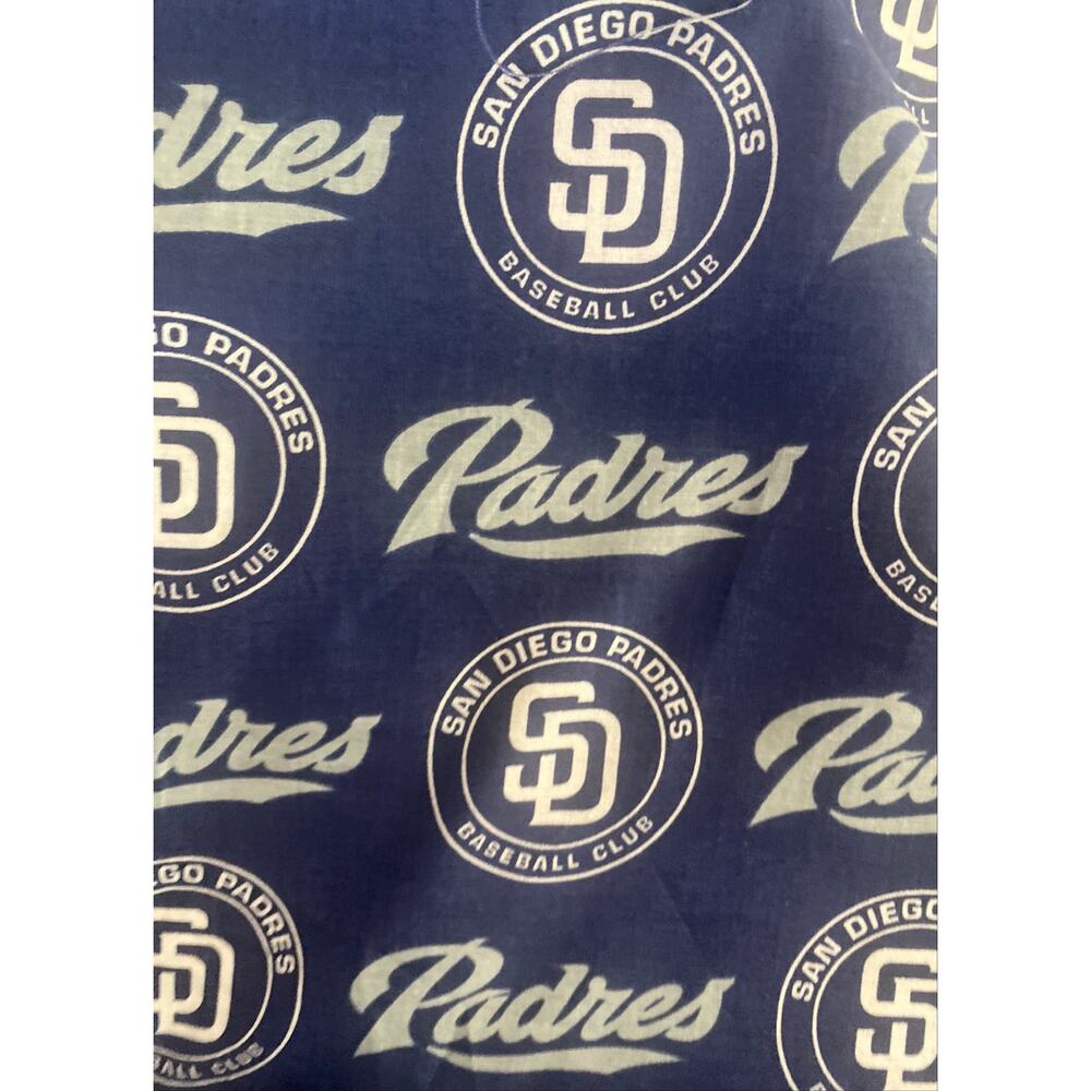 MLB San Diego Padres 60" Fabric by the 1/2 yard
